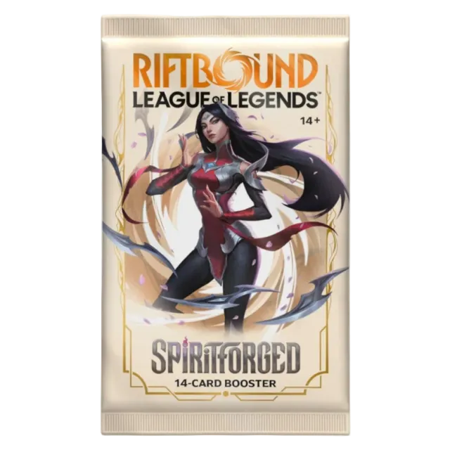 Riftbound League of Legends Spiritforged Booster Pack