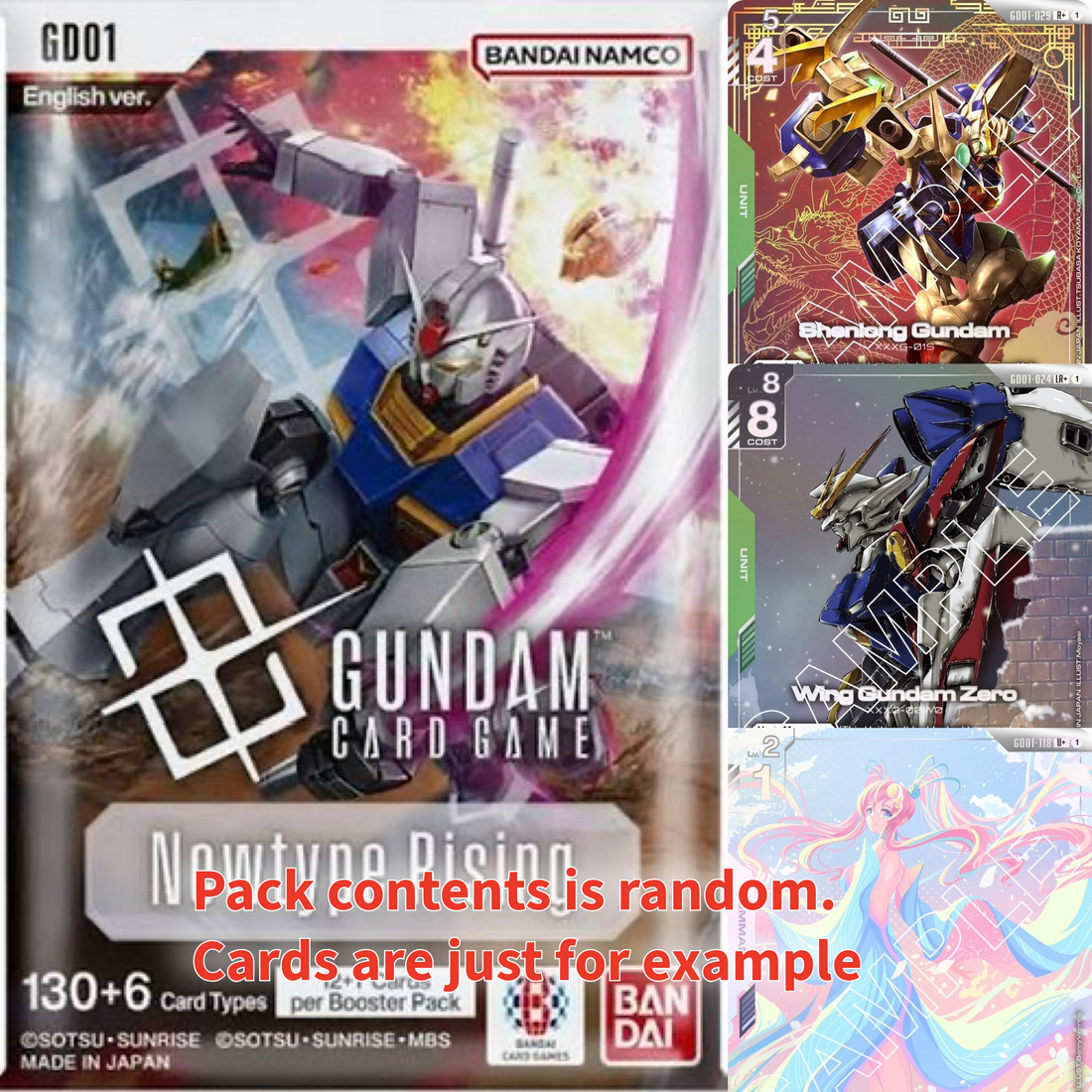 Gundam Newtype Rising Booster Pack