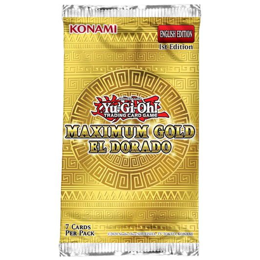 YuGiOh Maximum Gold EL Dorado Booster Pack
