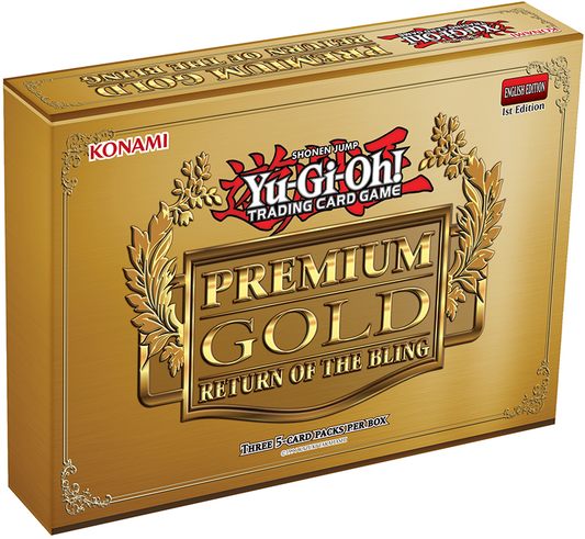 YuGiOh 2015 Premium Gold Return To Bling Booster Box