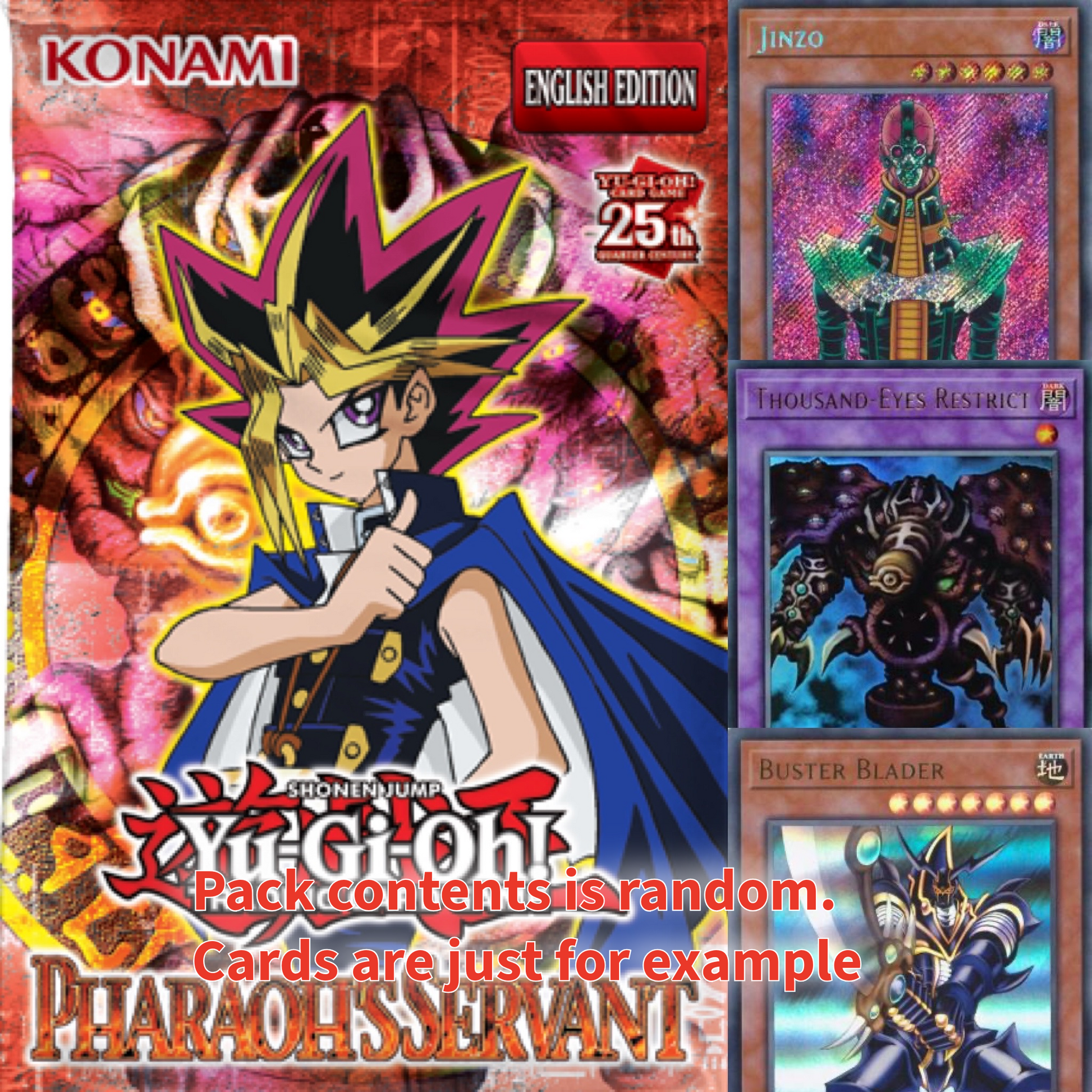 Yu-Gi-Oh Pharaohs Servent Booster Pack – PKMN Canada