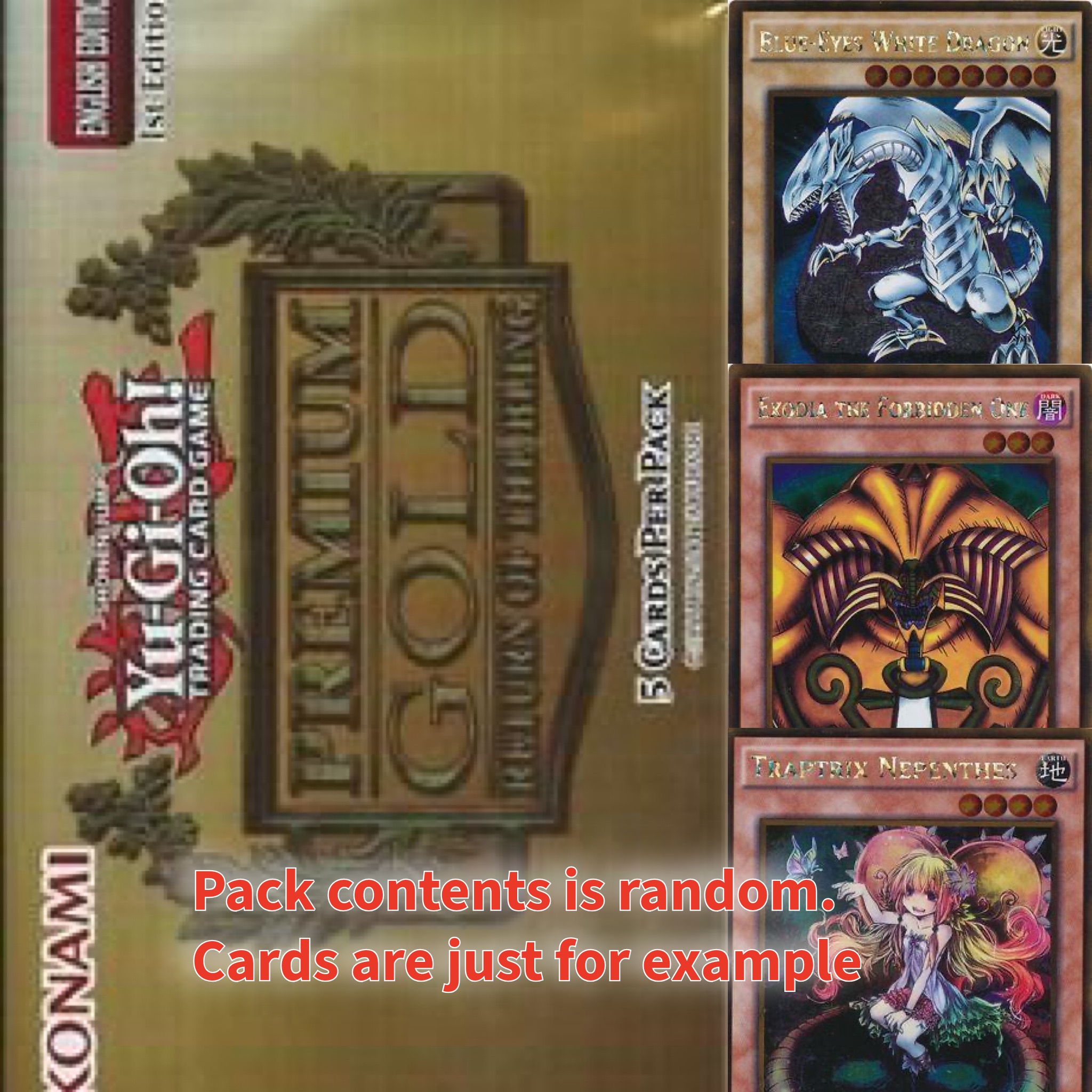 YuGiOh 2015 Premium Gold Return To Bling Booster Pack