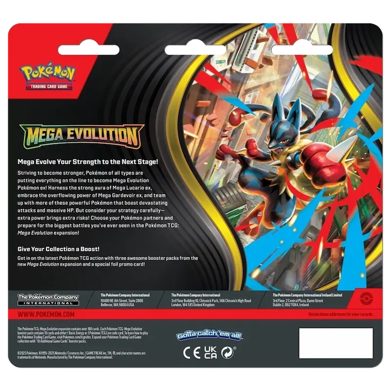 Mega Evolution Lucario Figure Collection