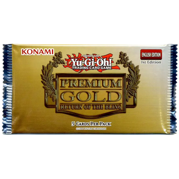 YuGiOh 2015 Premium Gold Return To Bling Booster Pack