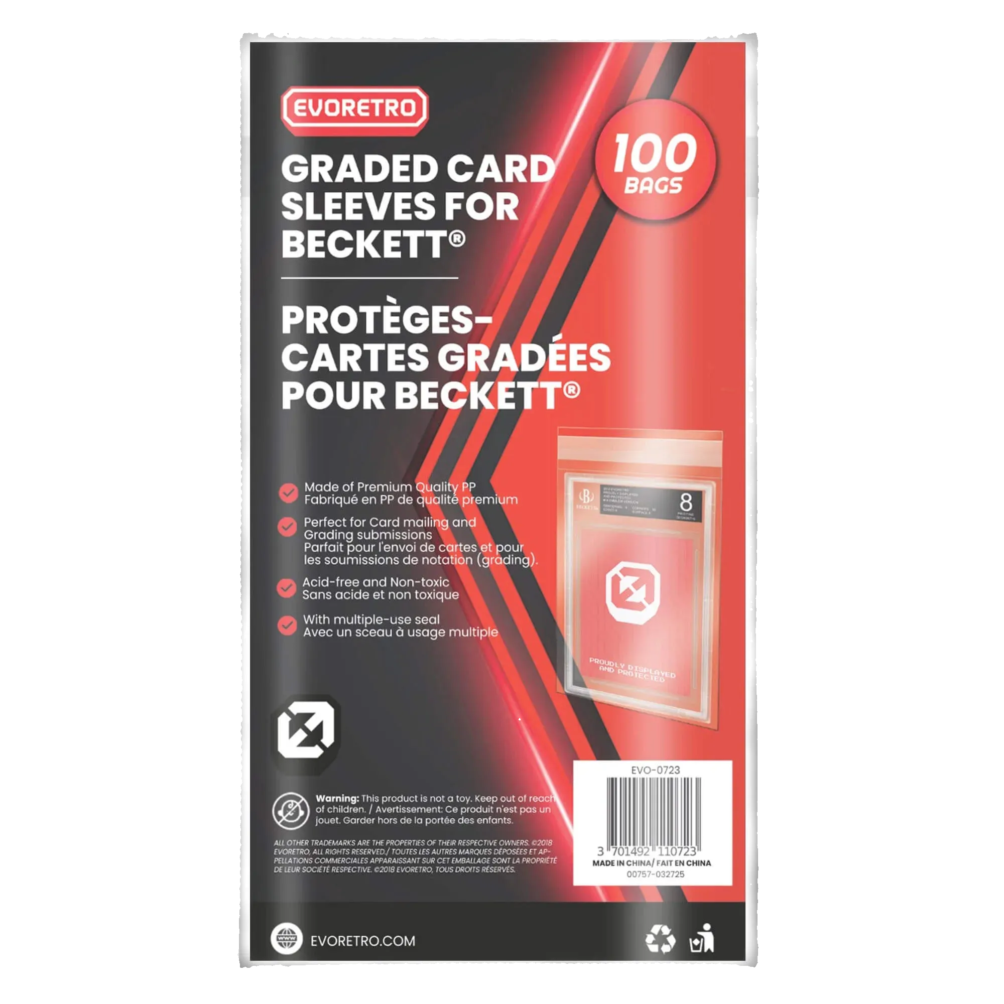 Evo Retro Graded Sleeves