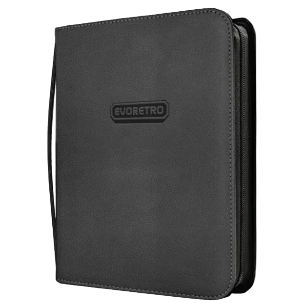 Evo Retro Top Loader Trading Card Binder - BLACK