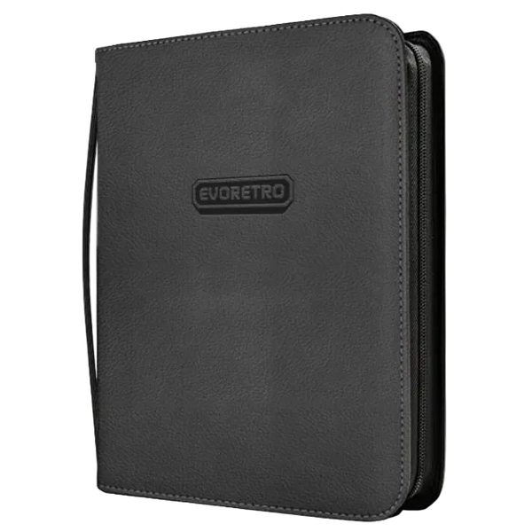 Evo Retro Top Loader Trading Card Binder - BLACK