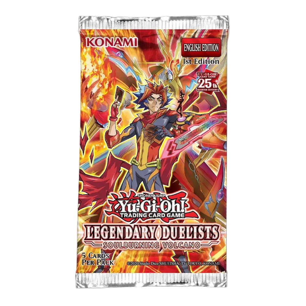 YuGiOh Soul Burning Volcano Booster Pack
